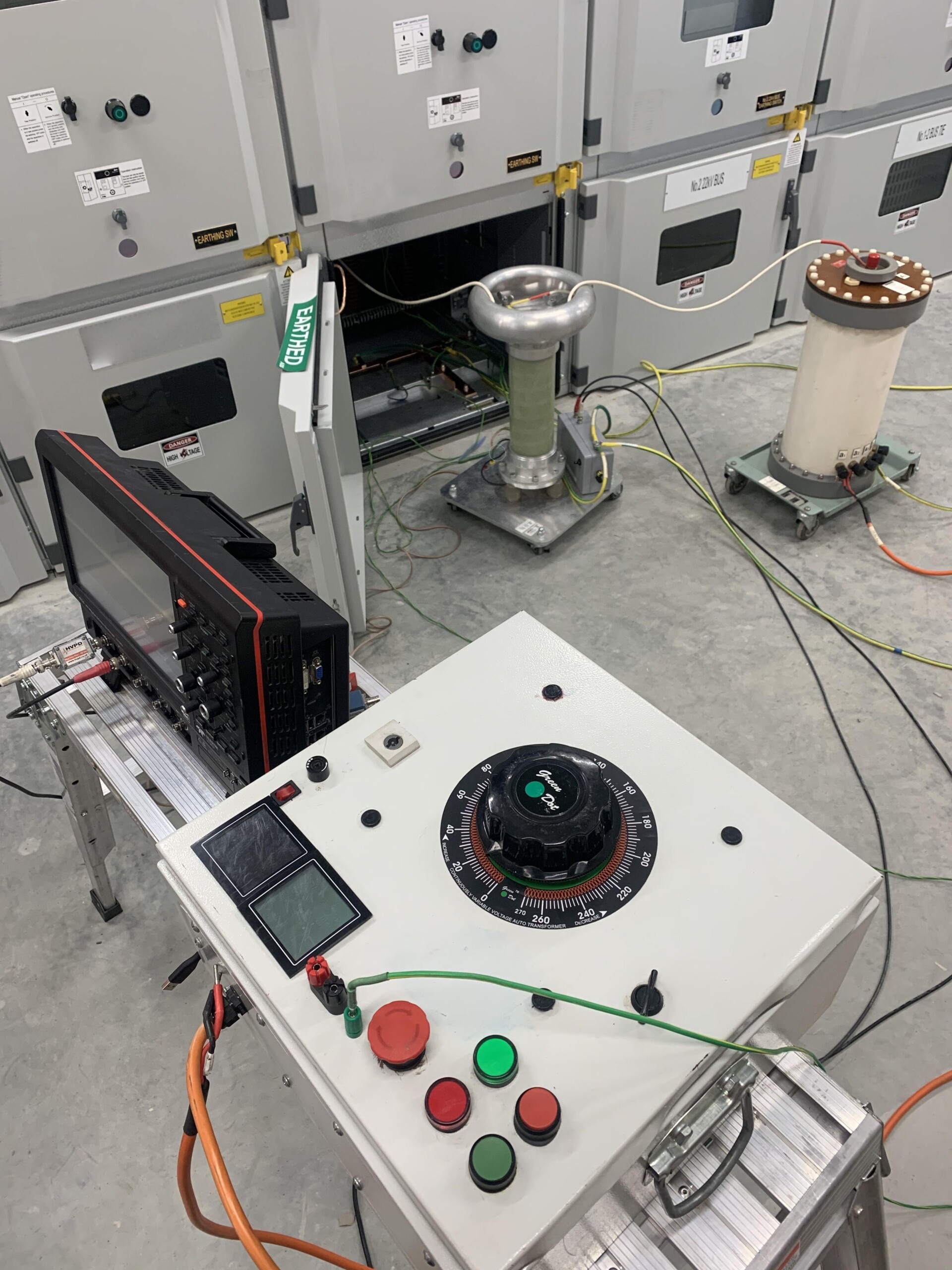 livehv Switchgear Commissioning Partial Discharge Testing